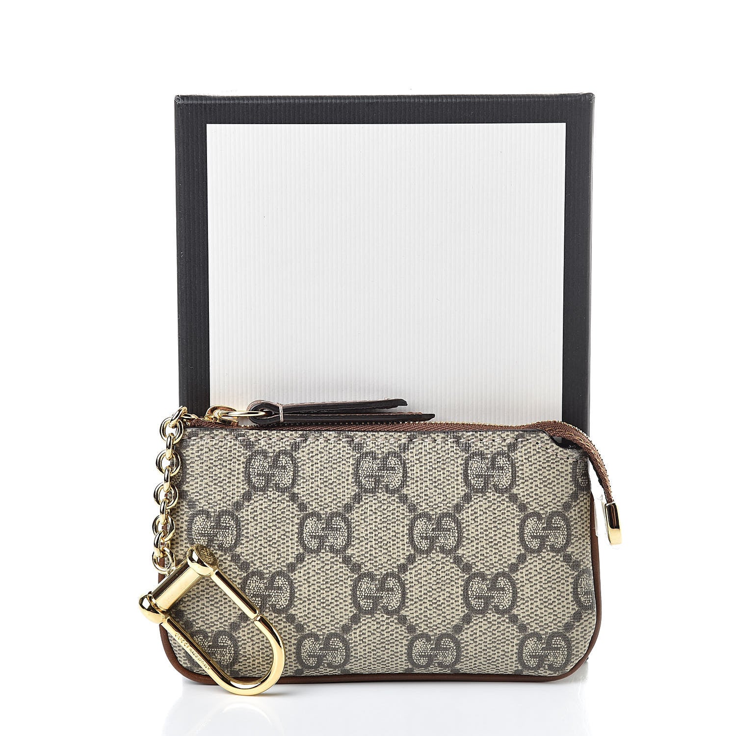 Gucci GG Supreme Monogram Key Case Brown 8 of 8