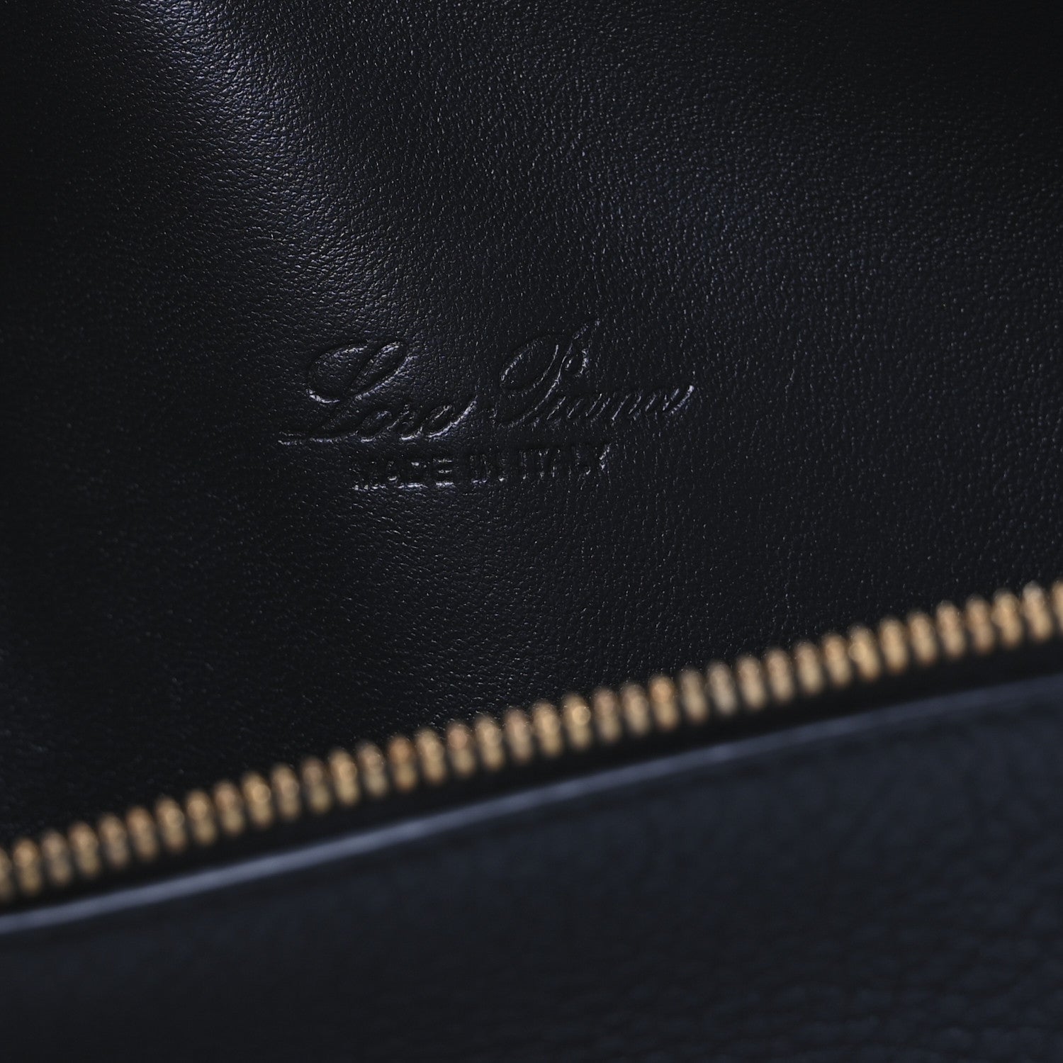 Loro Piana Tender Calfskin L19 Extra Pocket Pouch Black 6 of 11