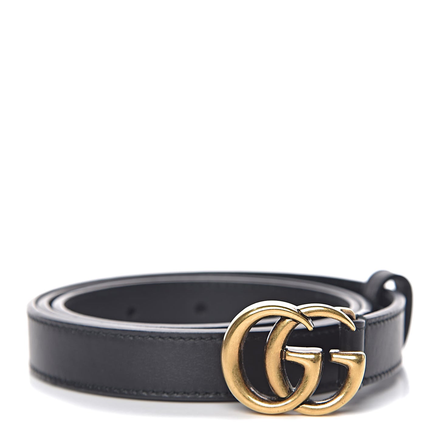 Calfskin Double G 20mm Belt 85 34 Black