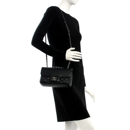 Chanel Caviar All About Flap Bag Black 2 of 7