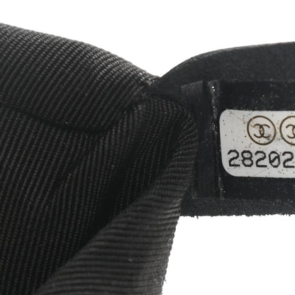 Chanel Calfskin Perforated Chevron Quilted Medium Boy Flap Black 6 of 10