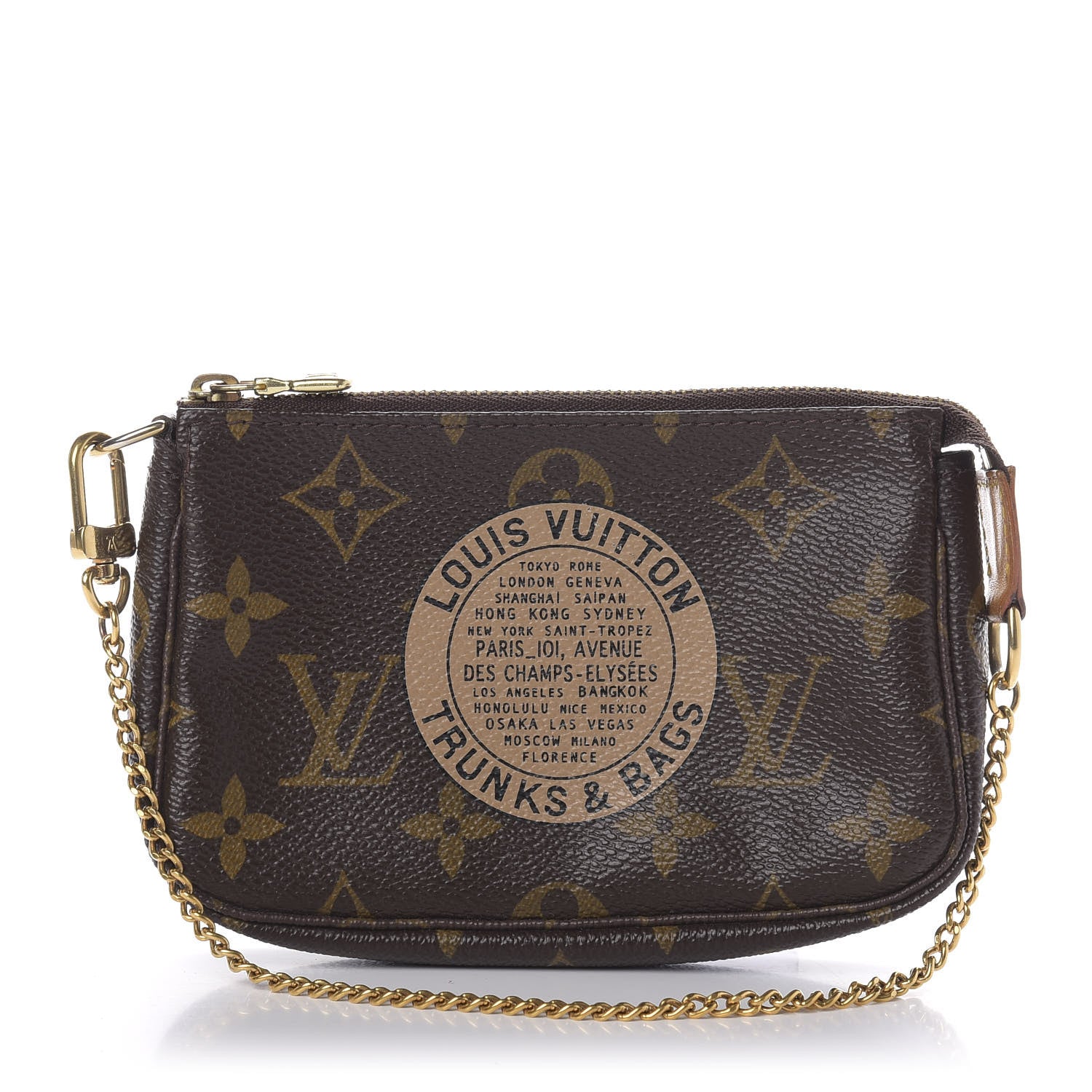 Louis Vuitton Monogram Complice Trunks and Bags Mini Pochette Accessories Beige 1 of 9