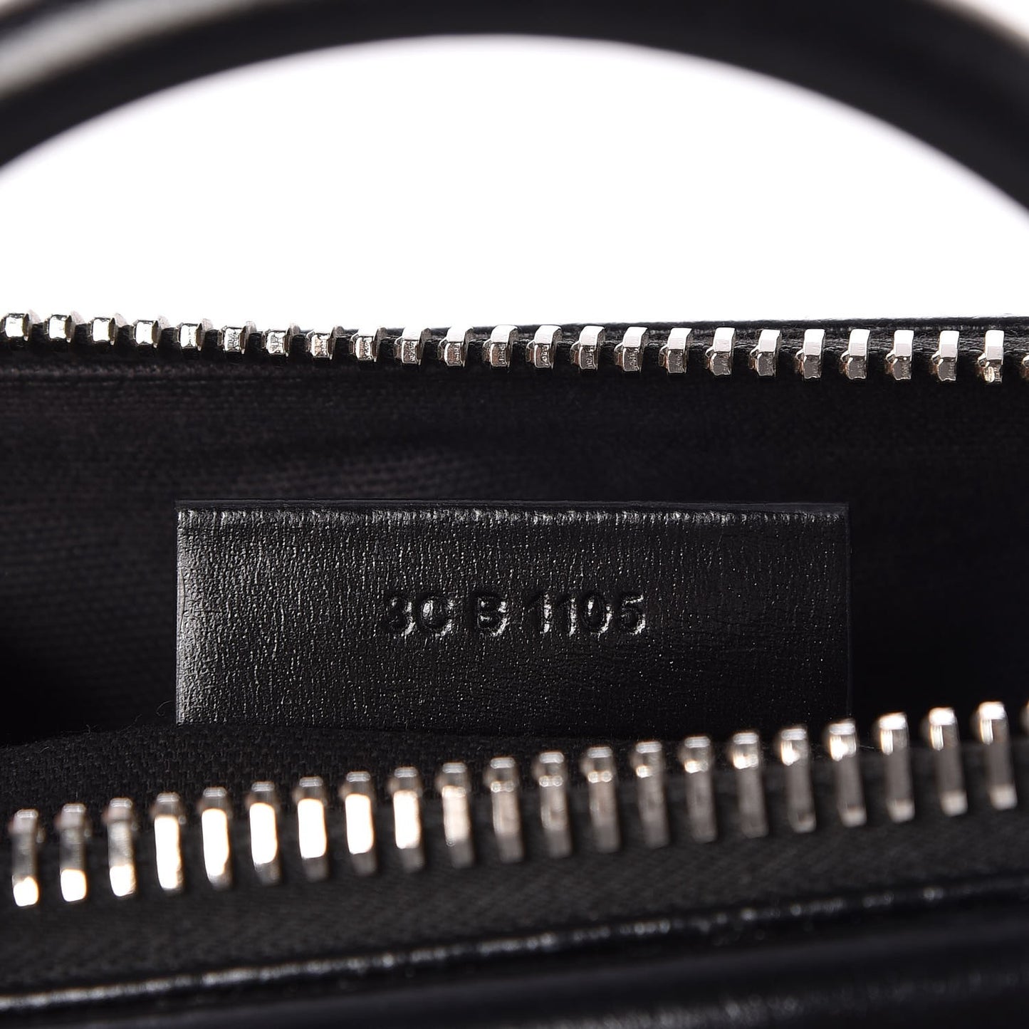 Shiny Lord Calfskin Small Antigona Black