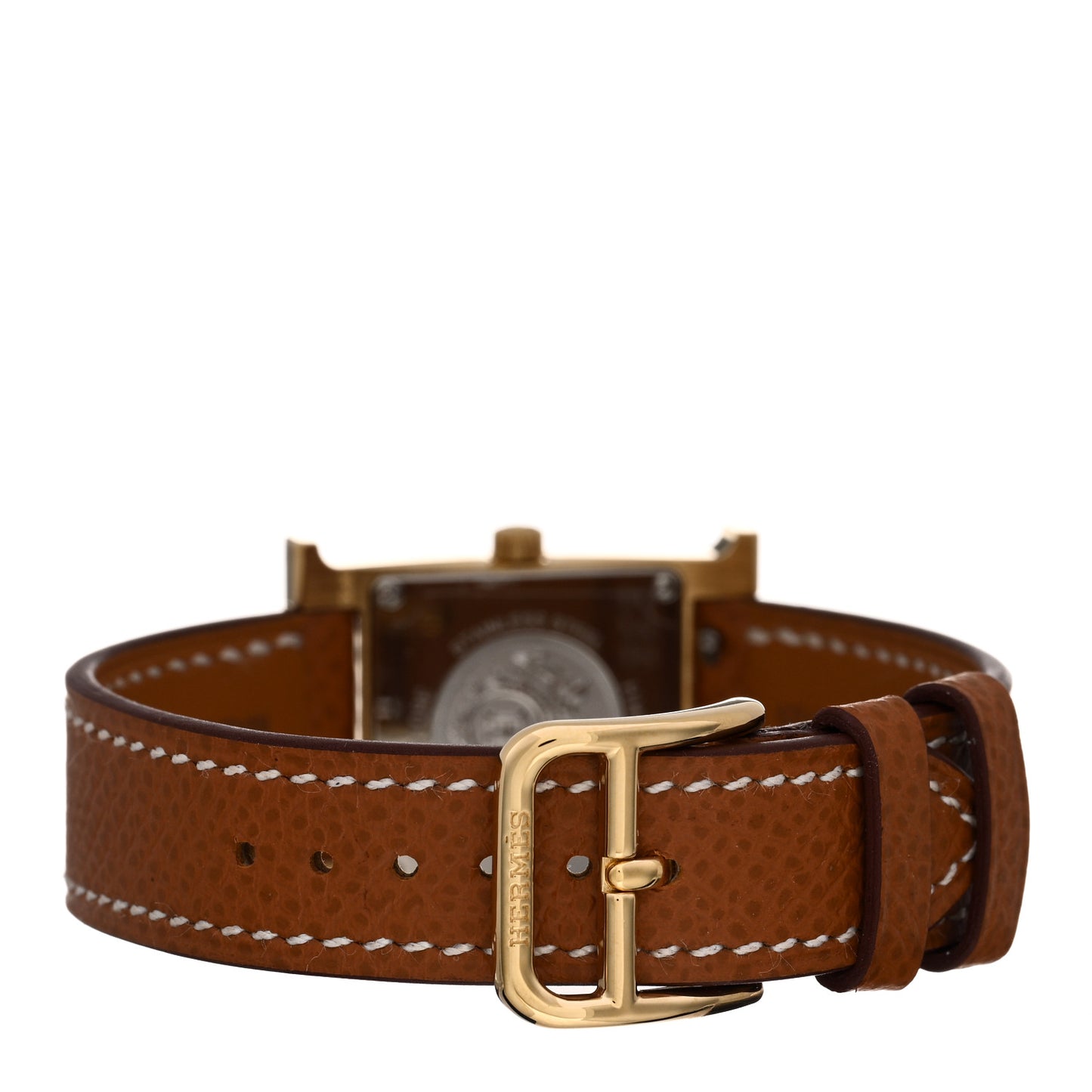 Stainless Steel Epsom 21mm Heure H Hour Quartz Watch Gold