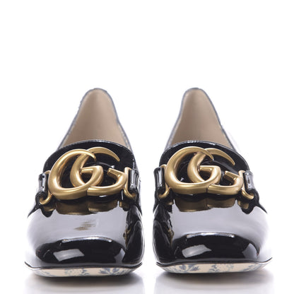 Gucci Vernice GG Victoire 55mm Loafer Pumps 38.5 Black 2 of 11