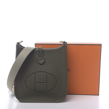 Hermes Taurillon Maurice Amazone Evelyne TPM Vert Olive Sauge 11 of 11