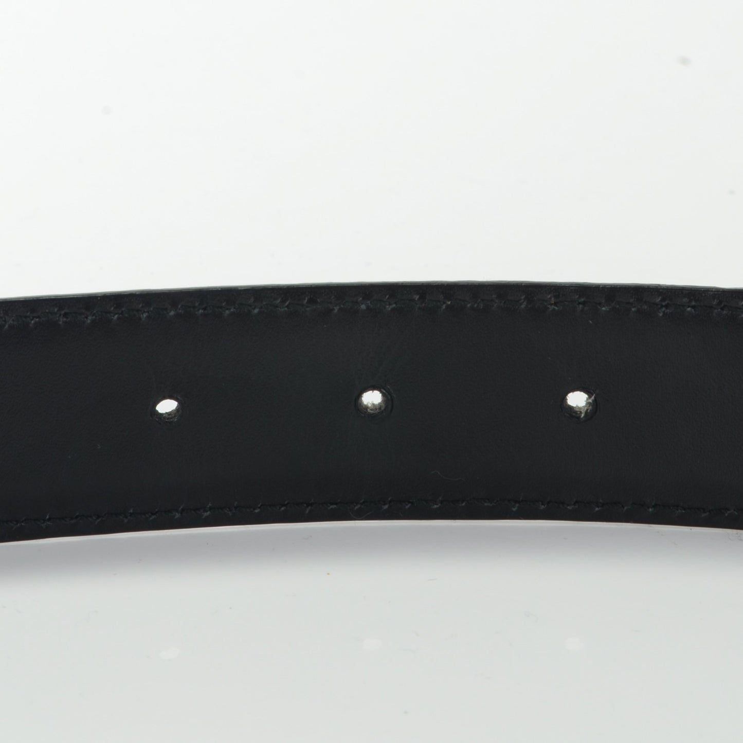 Pebbled Calfskin Belt 80 32 Black