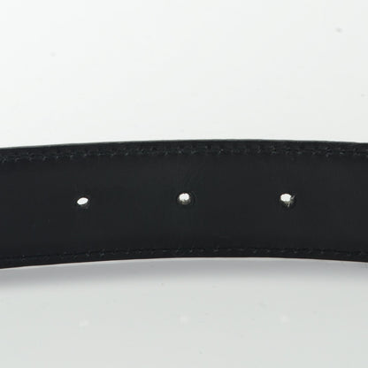 Gucci Pebbled Calfskin Belt 80 32 Black 5 of 7