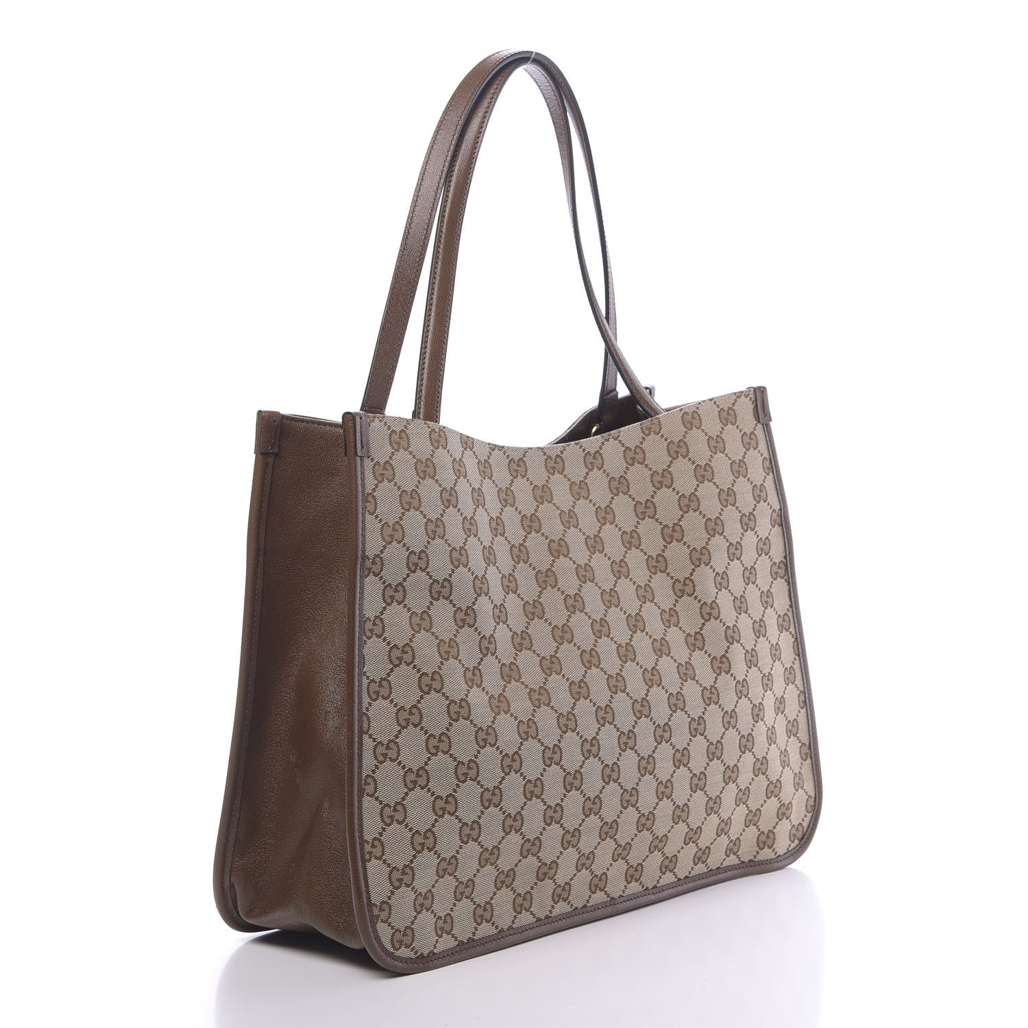 Gucci Monogram Horsebit 1955 Tote Bag Beige Brown Sugar 3 of 12