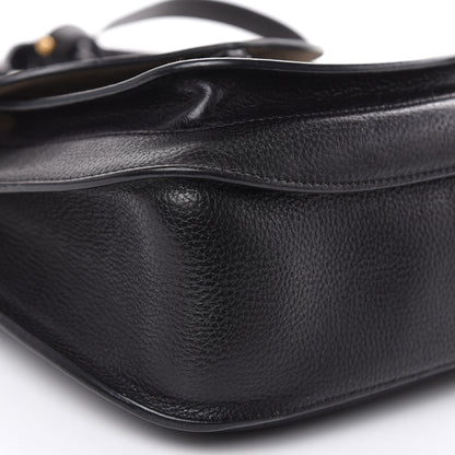 Chloe Grained Calfskin Small Hudson Tassel Shoulder Bag Black 8 of 19