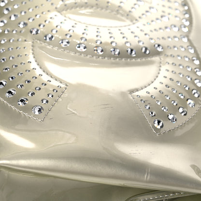 Chanel Patent Crystal Strass Bonbons Tote Silver 12 of 12