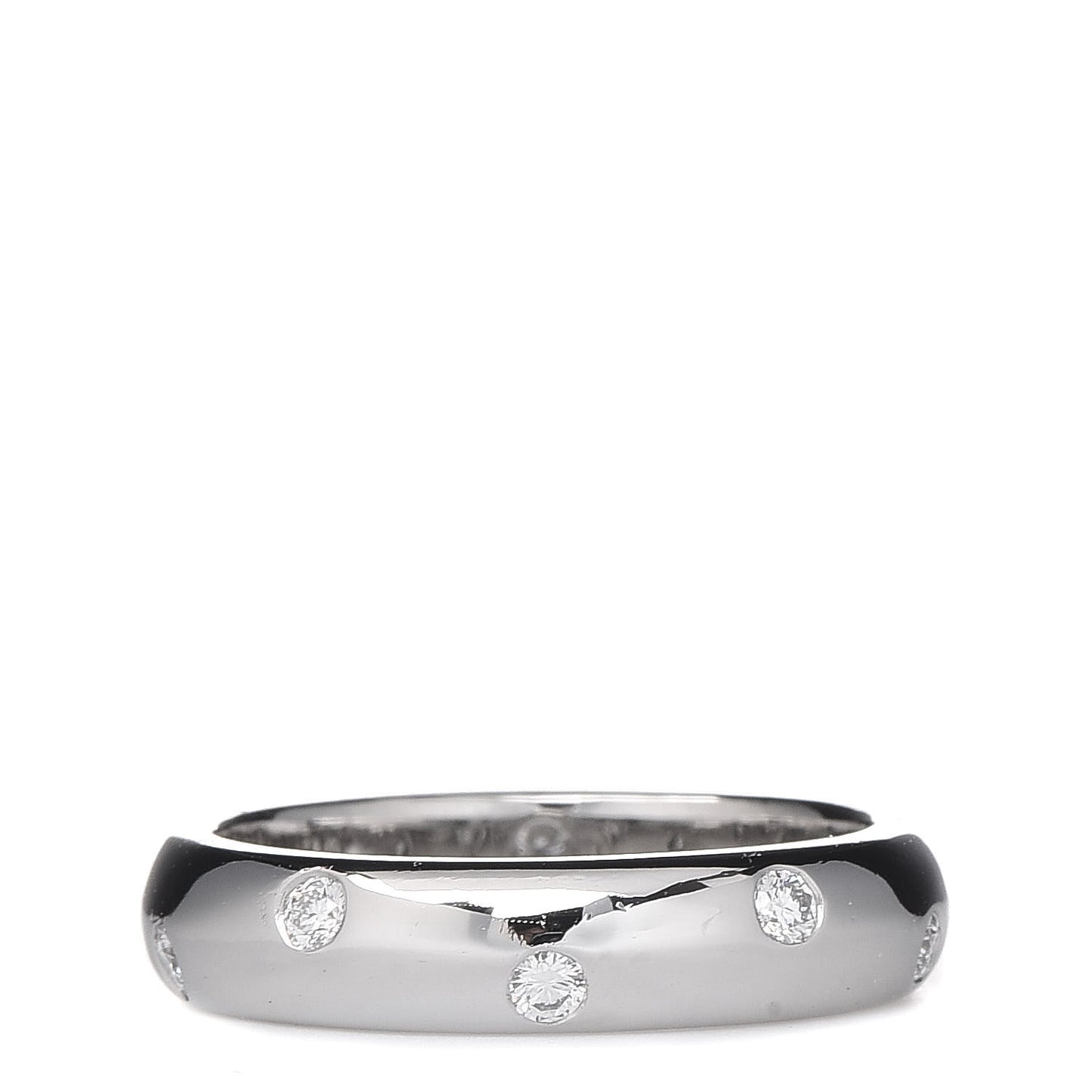 Platinum Diamond Elsa Peretti Etoile Band Ring 49 4.75