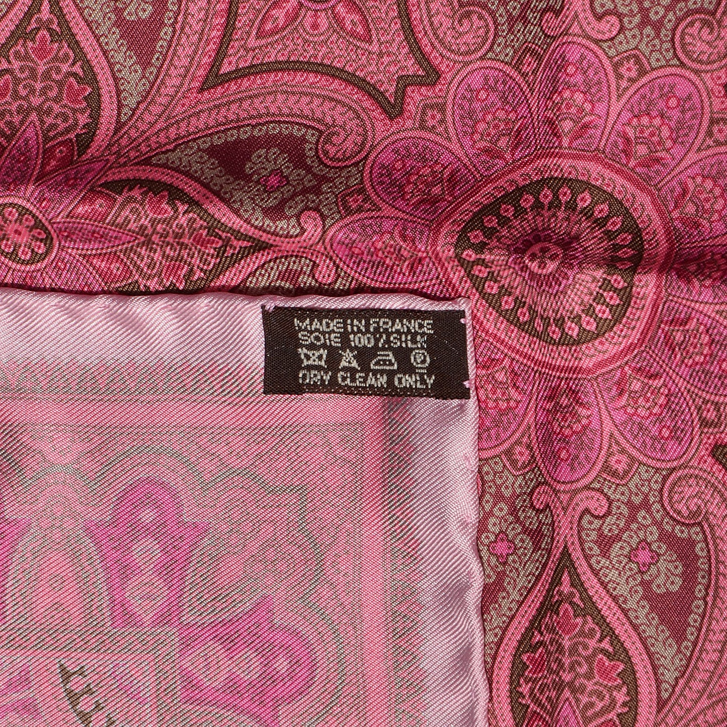 Silk Pocket Square Floral Pink