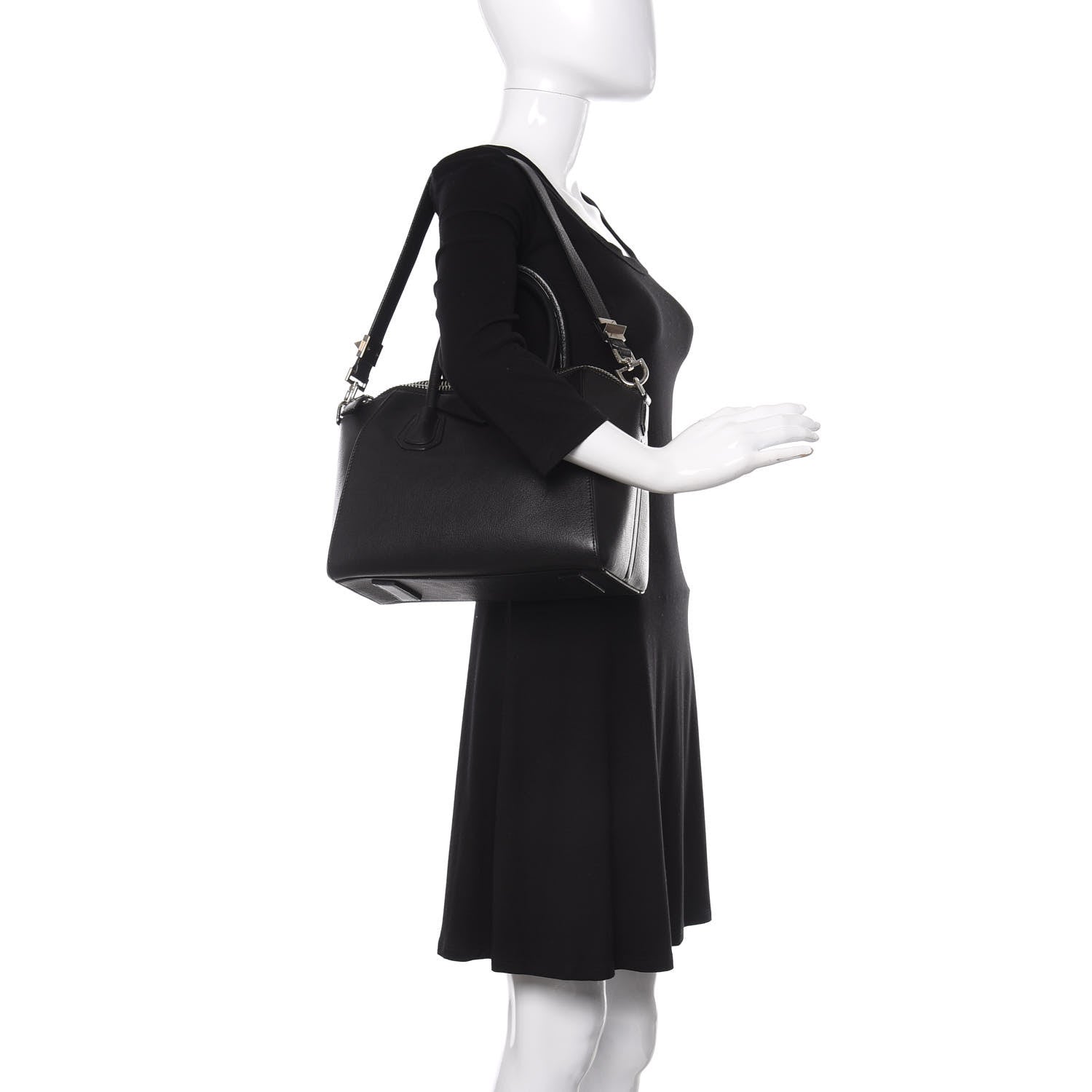 Givenchy Sugar Goatskin Small Antigona Black 2 of 12