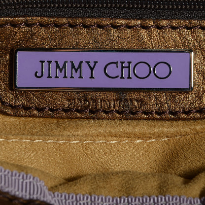 Jimmy Choo Metallic Leather Suede Mahala Bronze 6 of 7