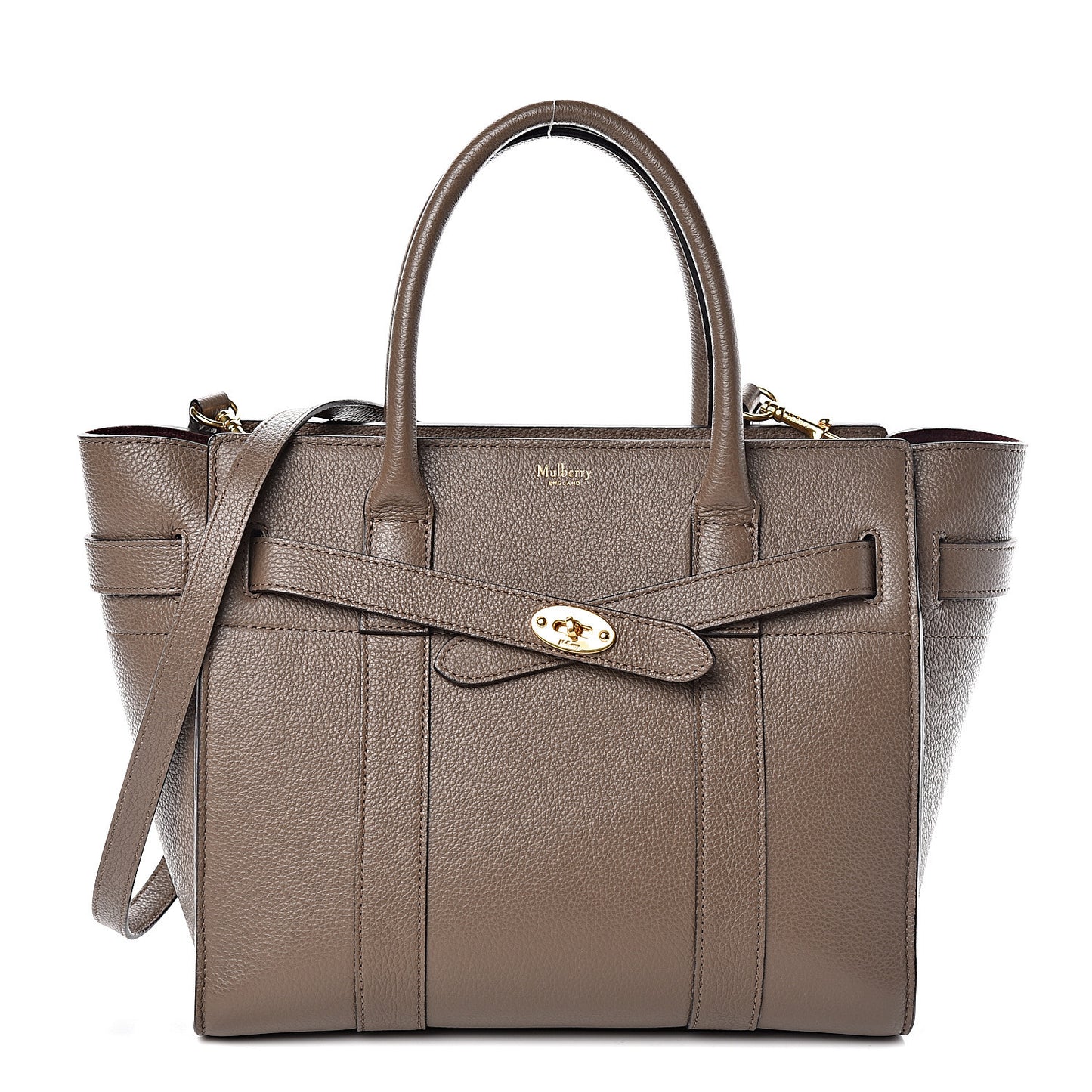 Classic Grain Small Bayswater Zip Tote Clay