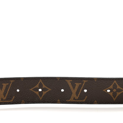 Louis Vuitton Calfskin Monogram 30mm LV Initiales Reversible Belt 90 36 Black 4 of 4