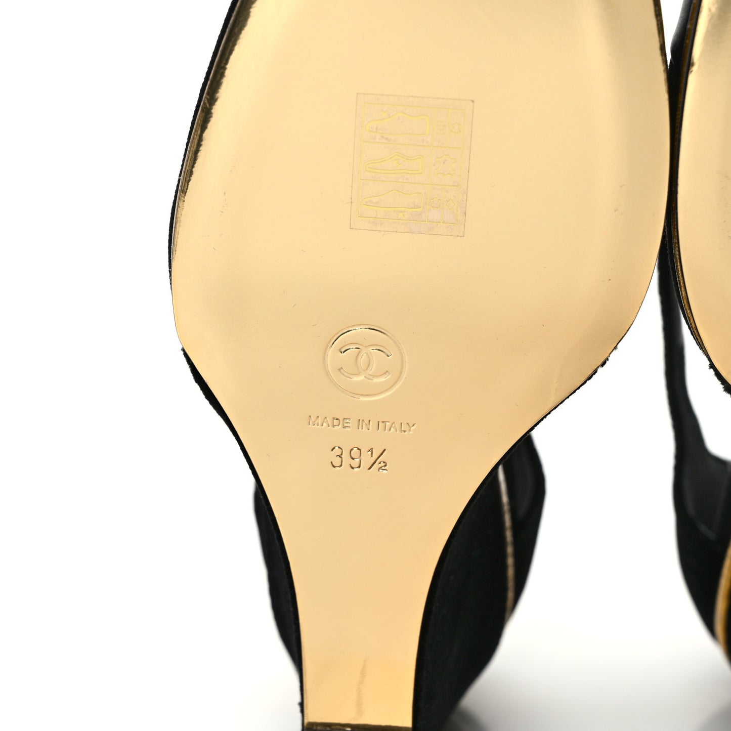 Velvet Lambskin Cap Toe Wedges 39.5 Black