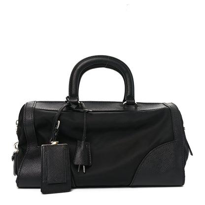 Prada Nylon Saffiano Top Handle Bag Black 1 of 9