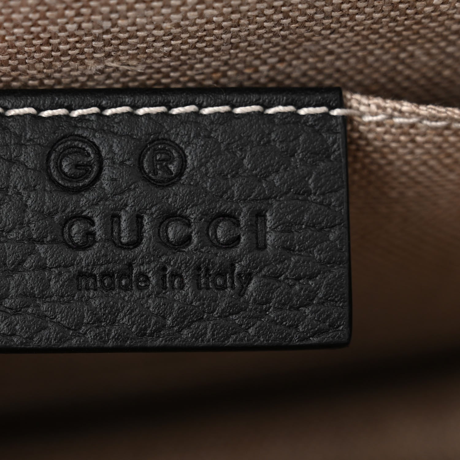 Gucci Dollar Calfskin Small Interlocking G Shoulder Bag Black 6 of 10