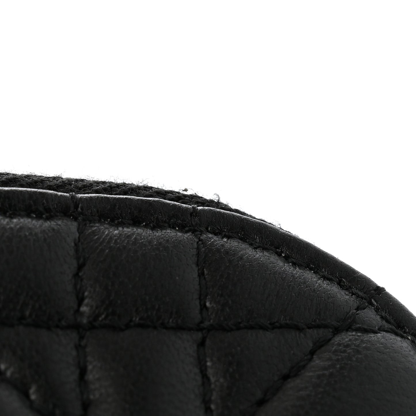 Lambskin Cannage Lady Dior Phone Holder Black