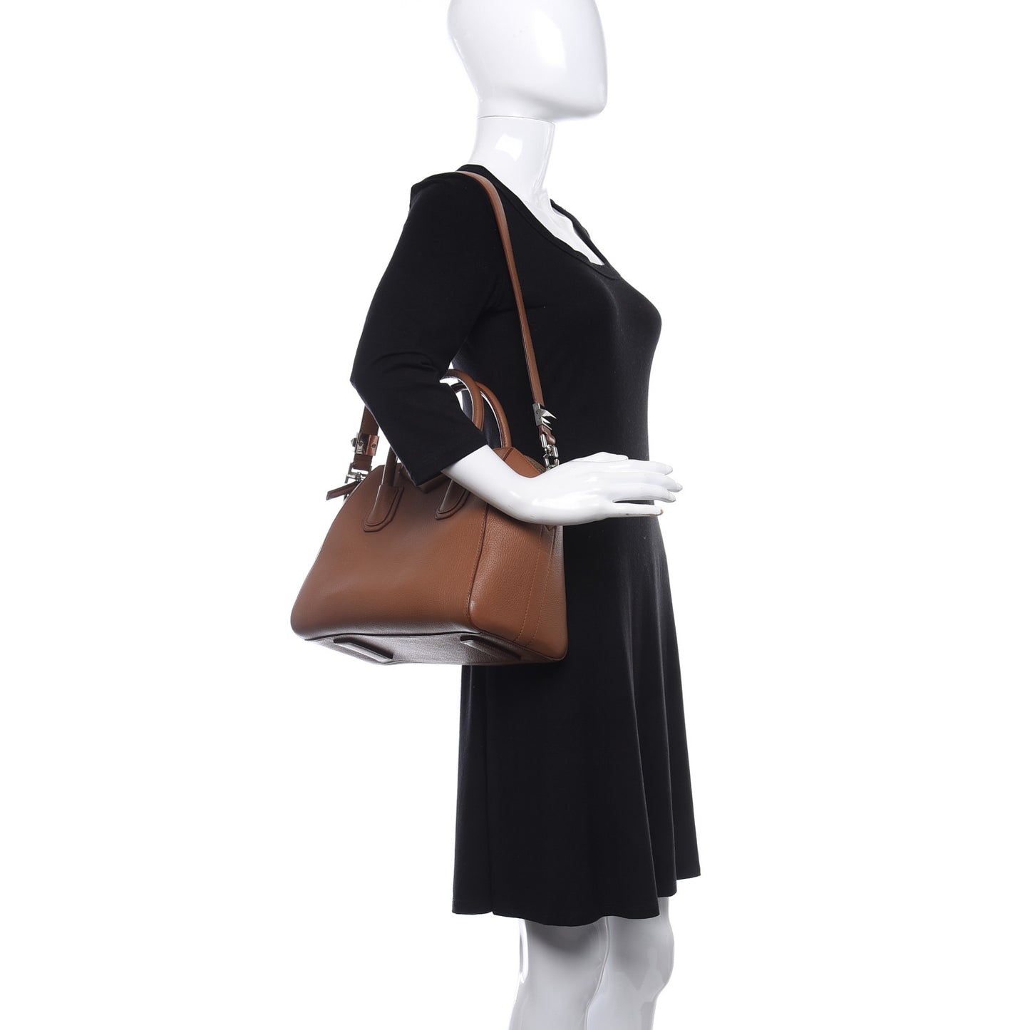 Sugar Goatskin Small Antigona Caramel