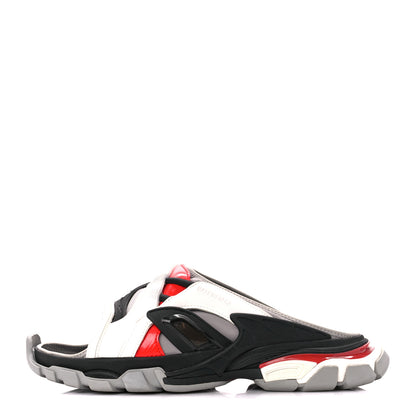 Balenciaga Rubber Mens Track Slide Sandals 42 Red 1 of 8