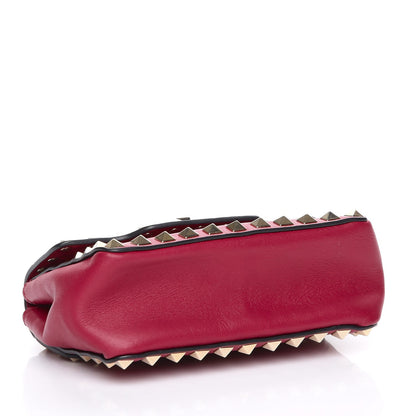 Valentino Garavani Vitello Small Rockstud Chain Strap Shoulder Bag Cyclamin 4 of 7