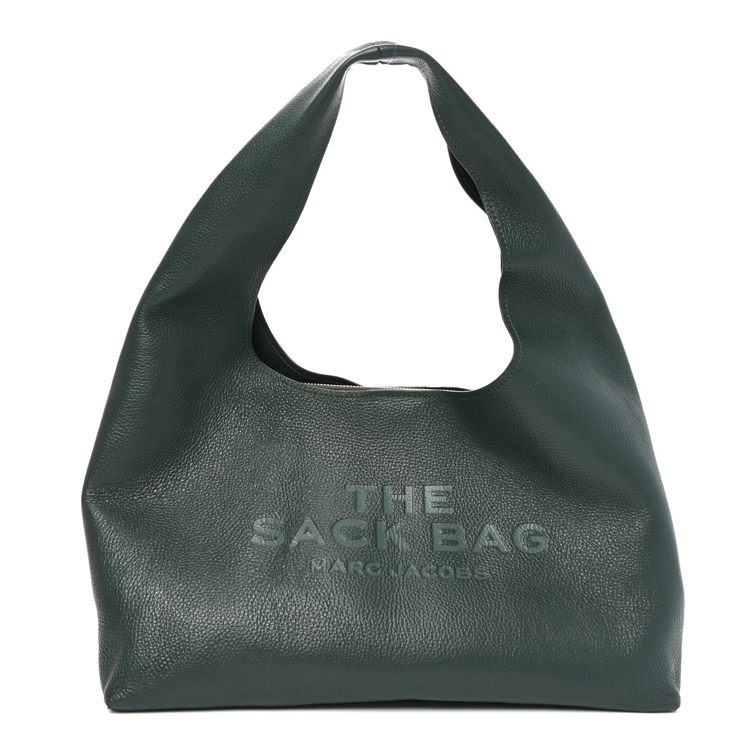 Marc Jacobs Grained Calfskin Medium The Sack Bag Ivy 1 of 10