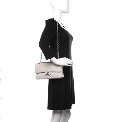 Chanel Lambskin Quilted Medium Double Flap White 2 of 15