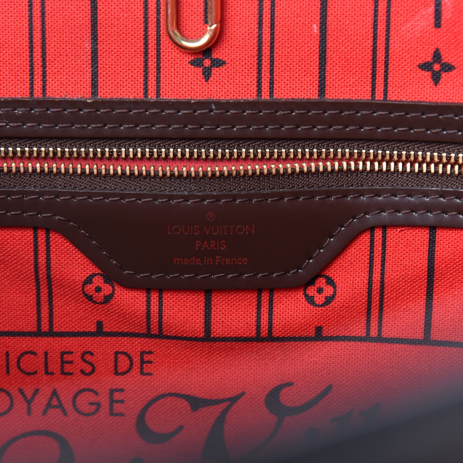 Louis Vuitton Damier Ebene Neverfull MM 17 of 19