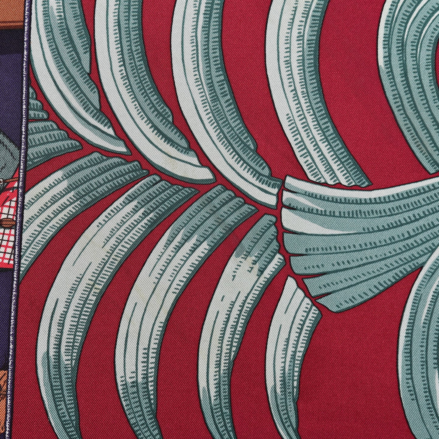 Silk Jersey Carre En Carres Scarf 90