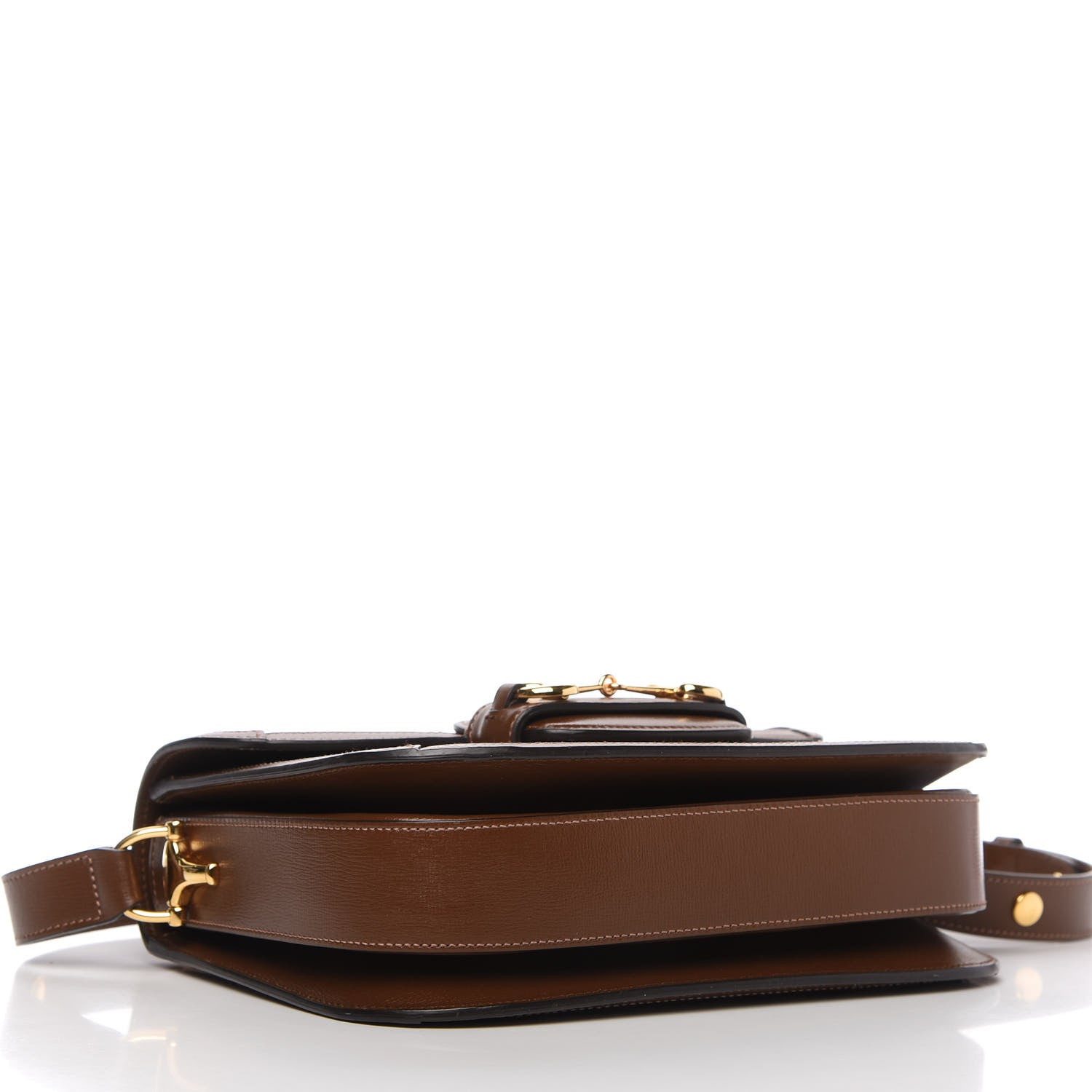 Gucci GG Supreme Monogram Horsebit 1955 Shoulder Bag Beige Brown Sugar 4 of 10