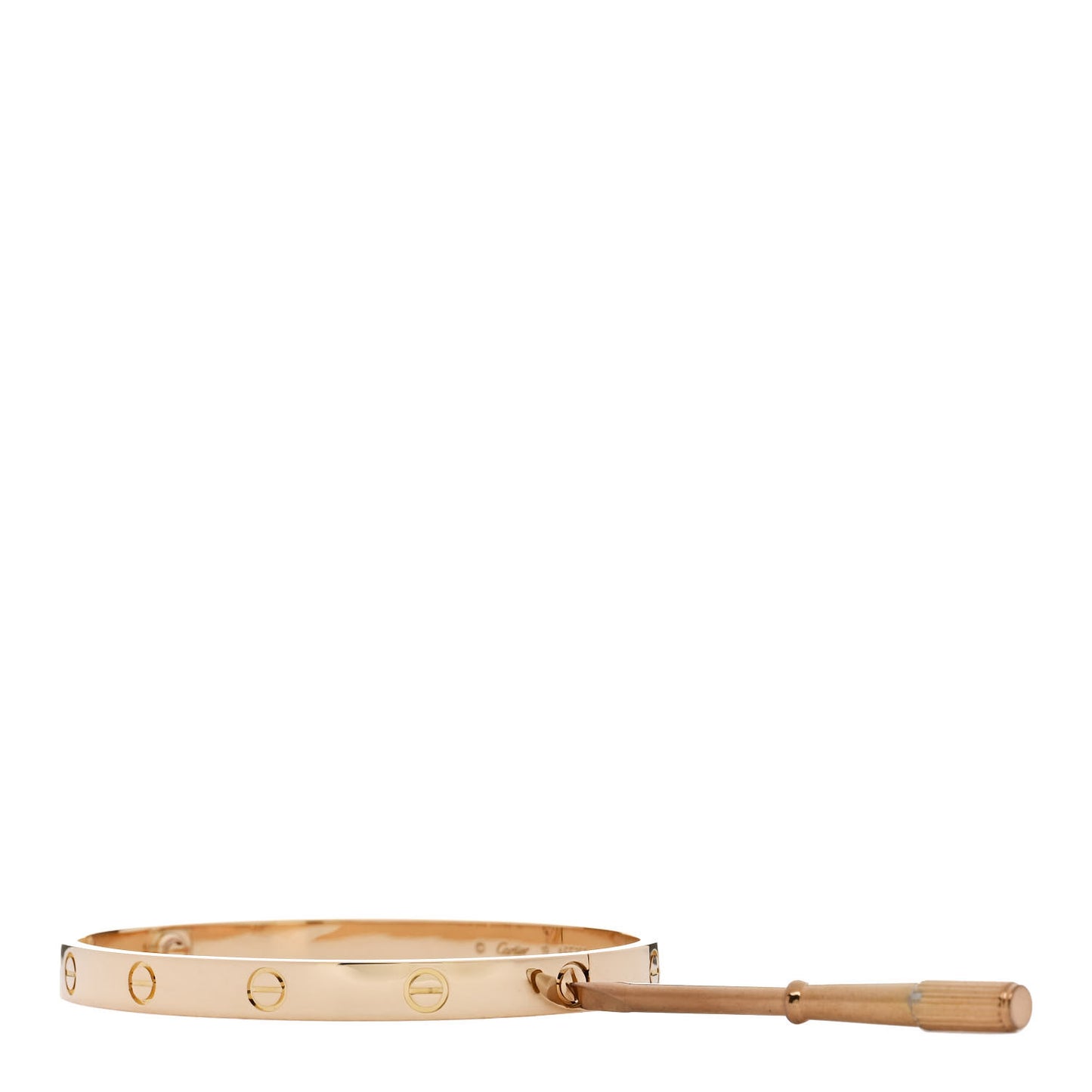 18K Yellow Gold LOVE Bracelet 19