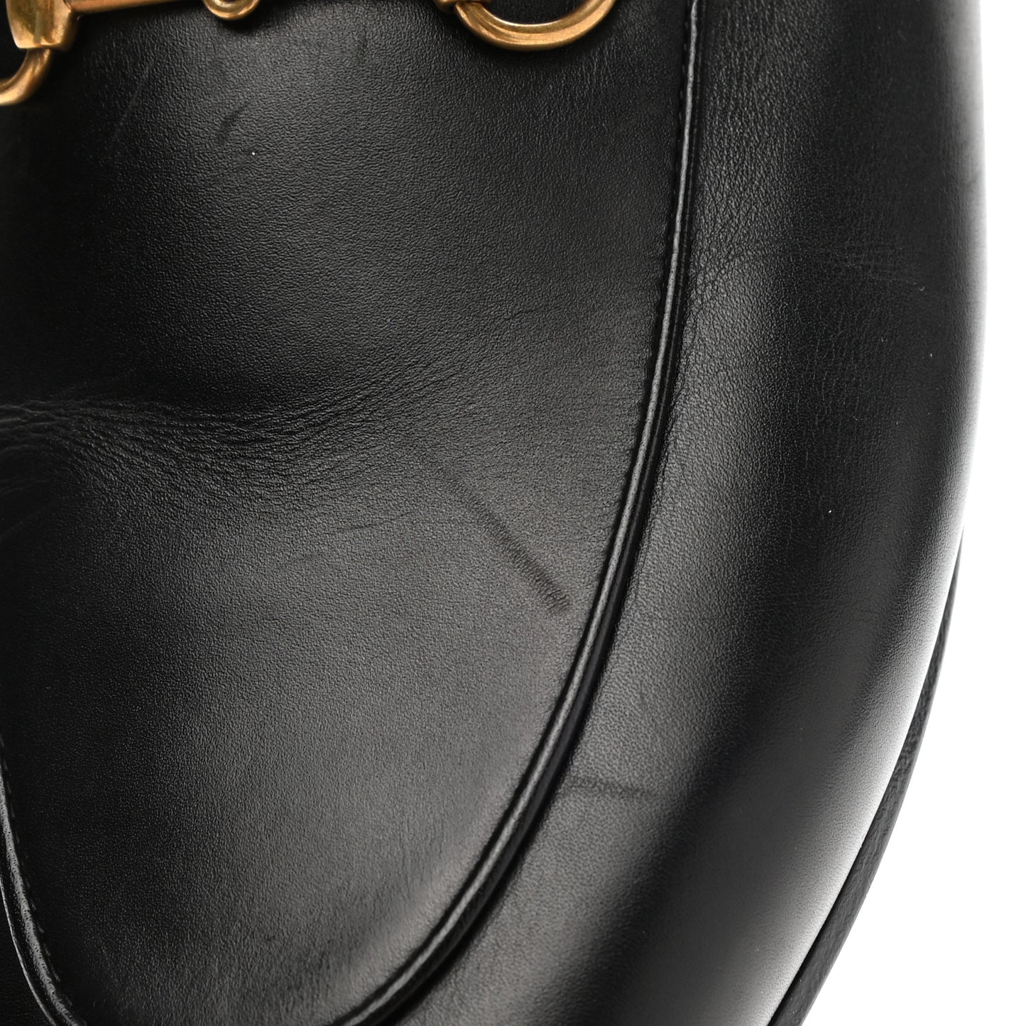 Calfskin Fur Womens Princetown Slippers 40 Black