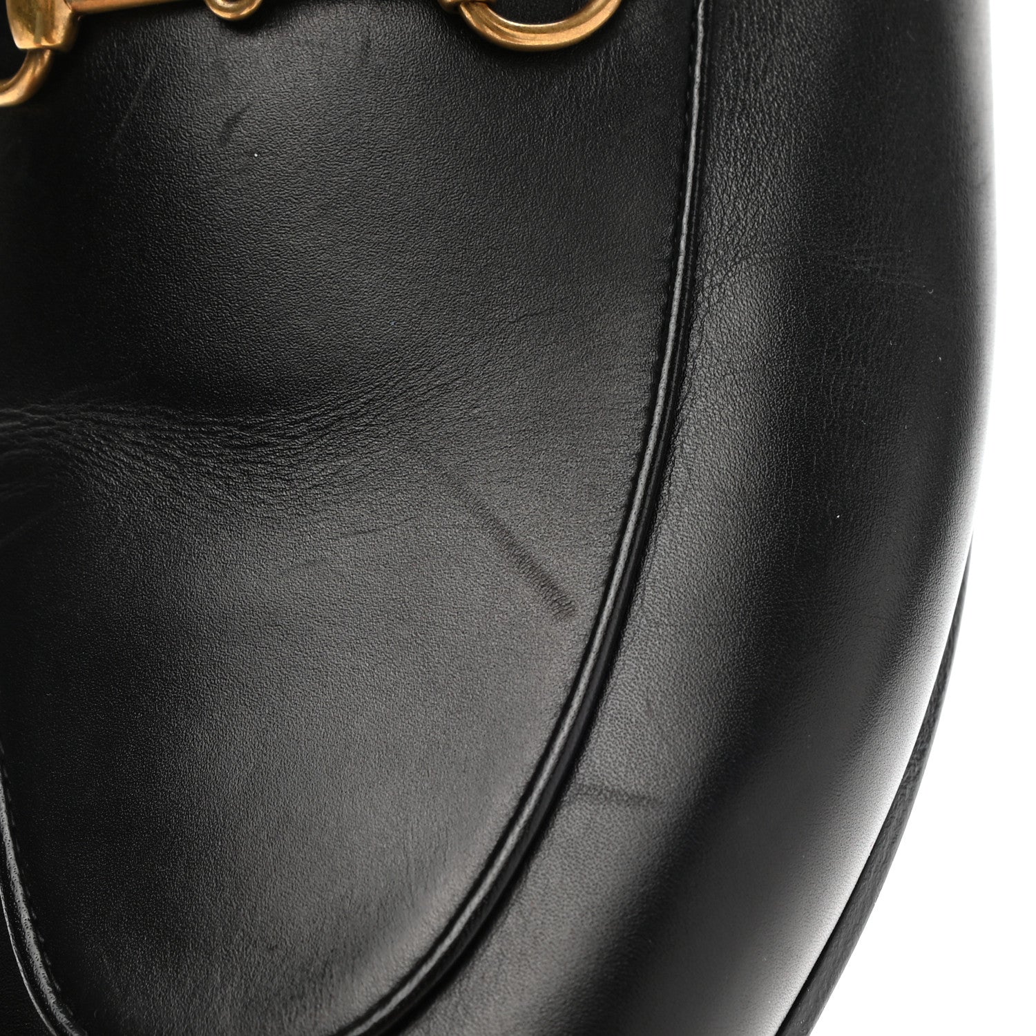 Gucci Calfskin Fur Womens Princetown Slippers 40 Black 9 of 10