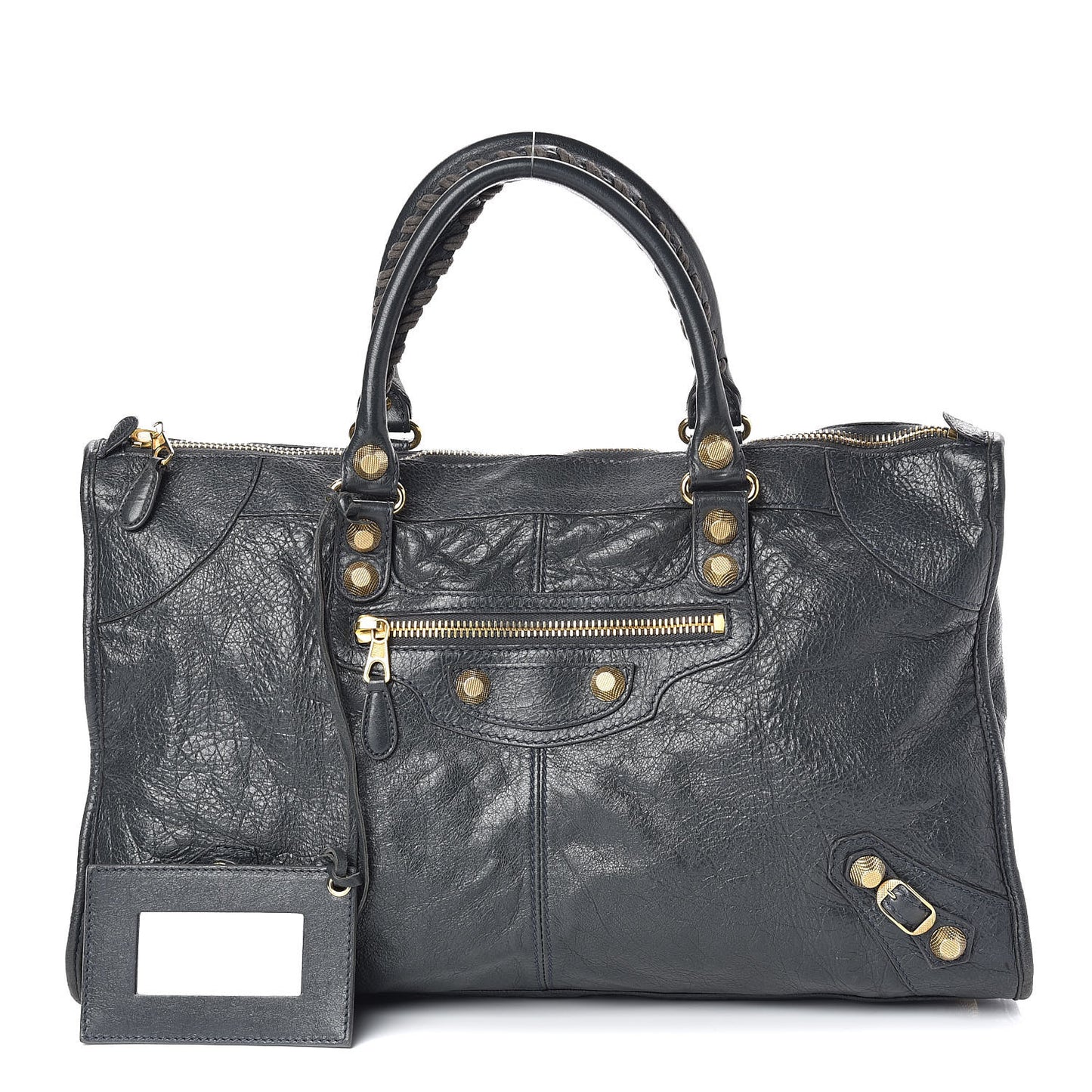 Agneau Giant 12 Gold Hardware Work Anthracite