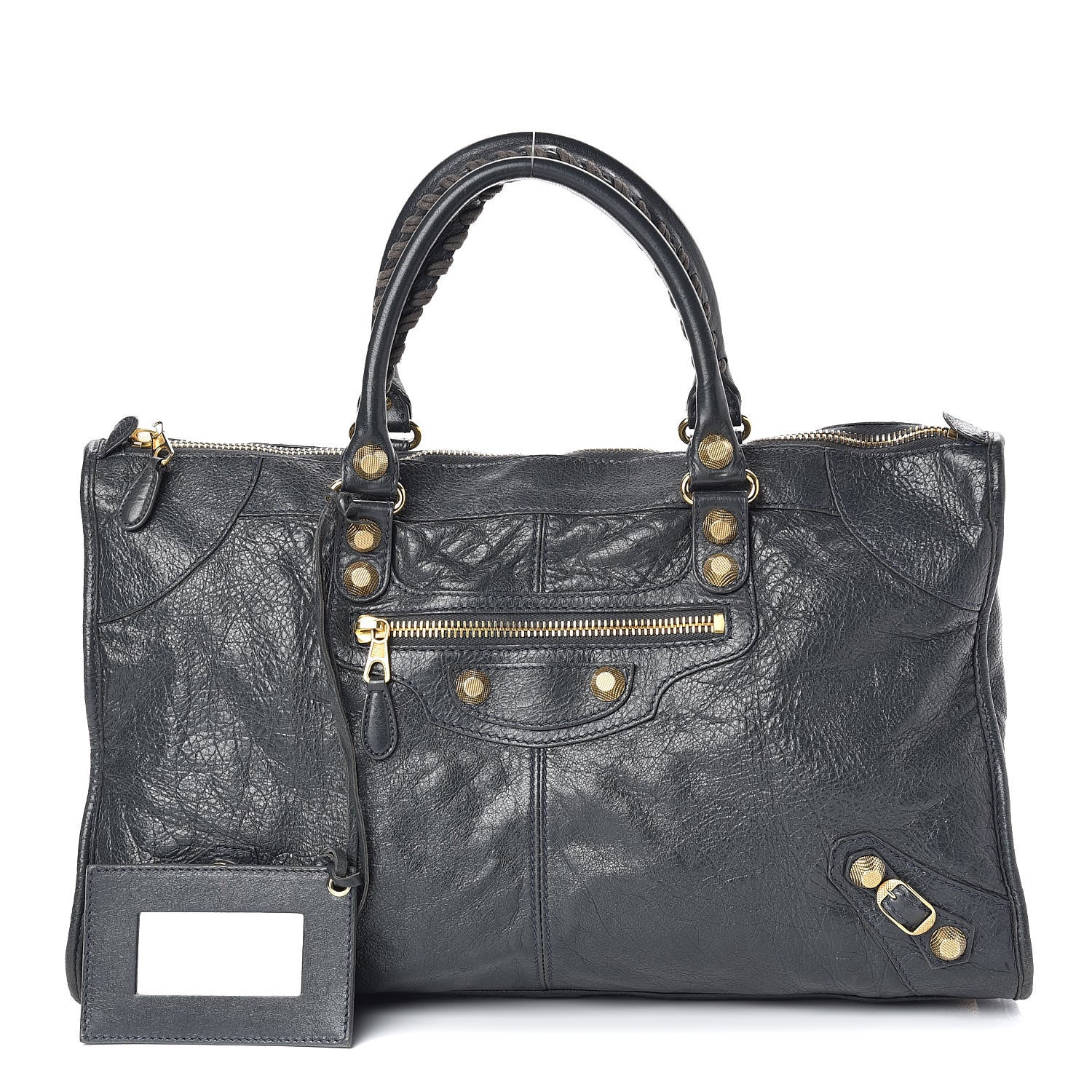 Balenciaga Agneau Giant 12 Gold Hardware Work Anthracite 1 of 14