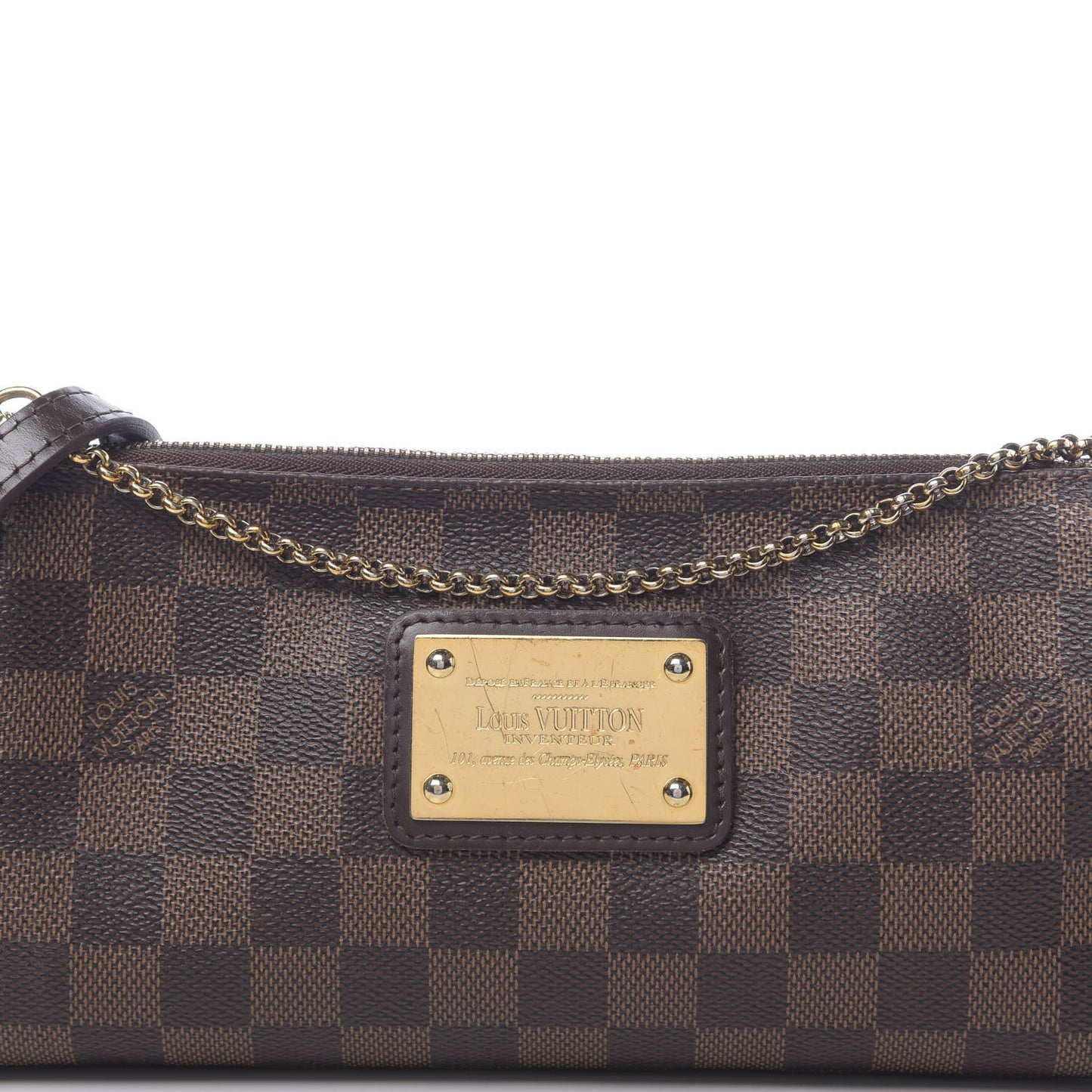 Damier Ebene Eva Clutch