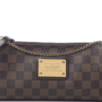 Louis Vuitton Damier Ebene Eva Clutch 16 of 16