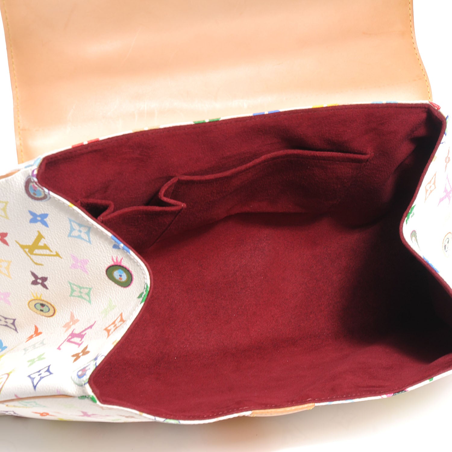 Louis Vuitton Monogram Multicolor Murakami Eye Love You White 10 of 10