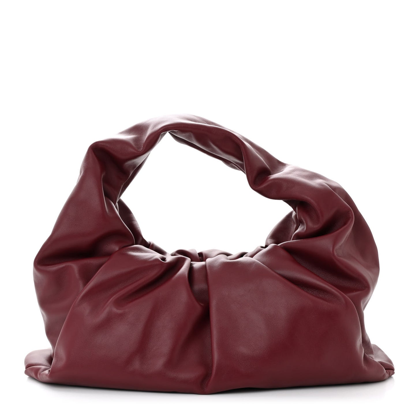 Smooth Butter Calfskin Small The Shoulder Pouch Dark Red