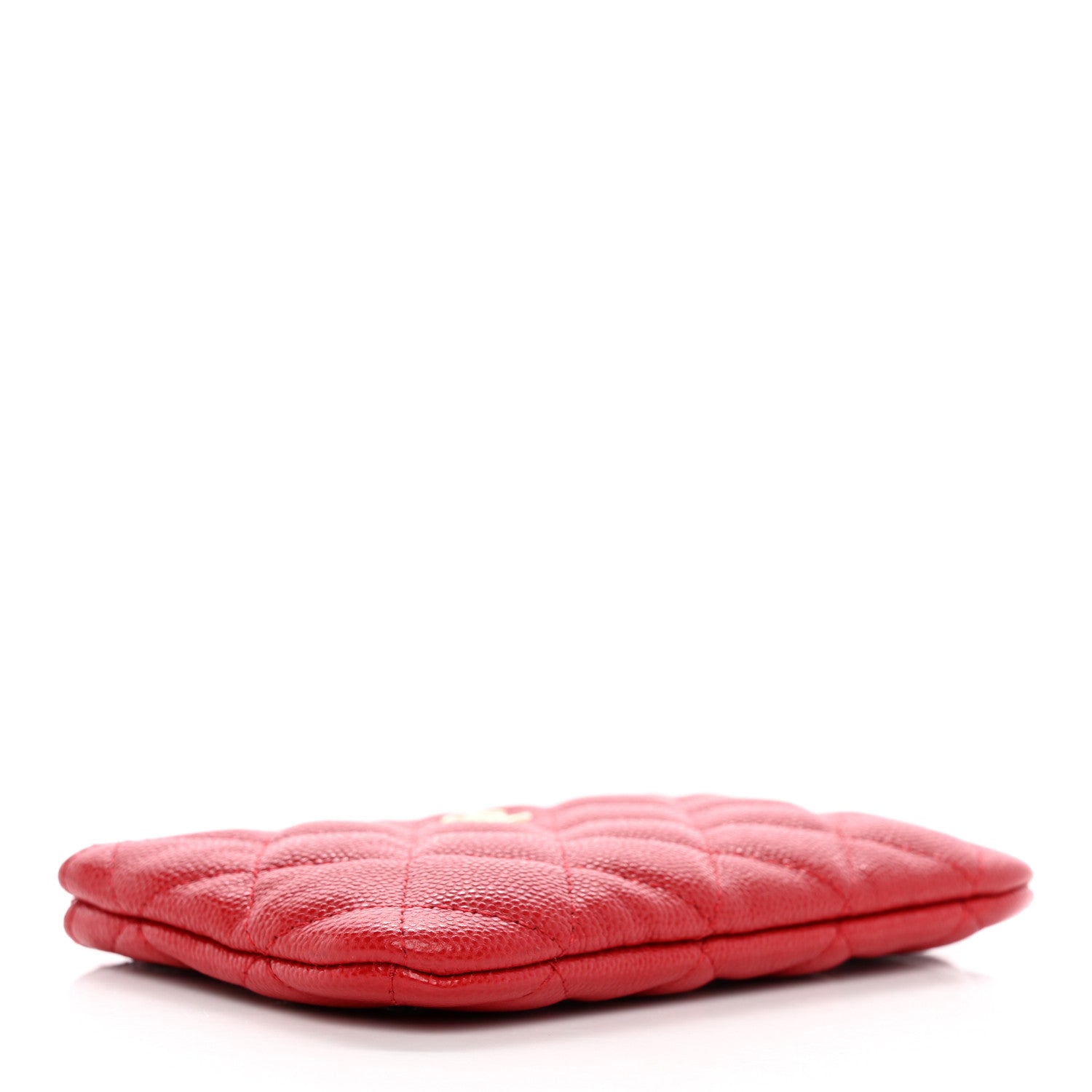 Chanel Caviar Quilted Small Cosmetic Case Red 4 of 8