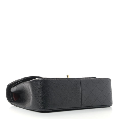 Chanel Caviar Quilted Jumbo Double Flap Black 3 of 8