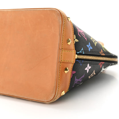 Louis Vuitton Monogram Multicolor Alma Black 10 of 17