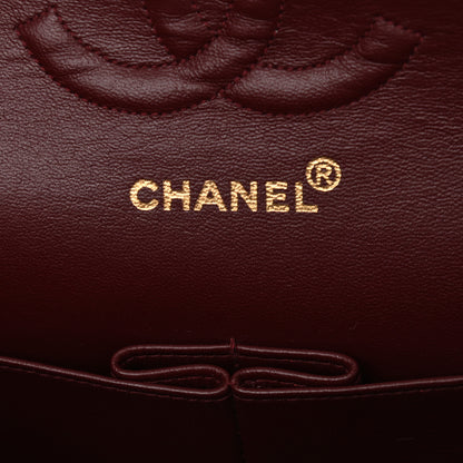 Chanel Lambskin Quilted Medium Double Flap Black 6 of 12