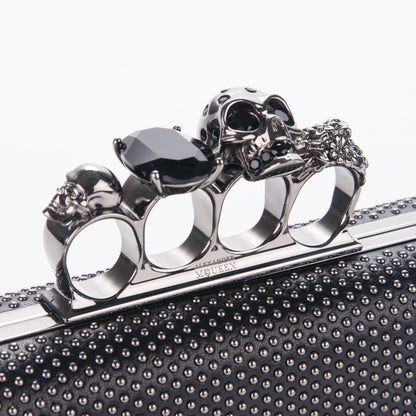 Alexander McQueen Studded Knucklebox Clutch Black 7 of 8