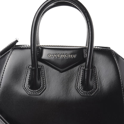 Givenchy Shiny Lord Calfskin Mini Antigona Black 11 of 11