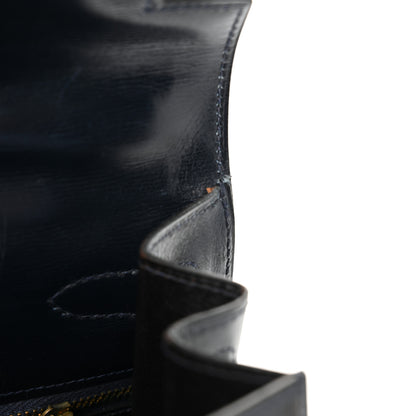 Hermes Box Kelly Sellier 28 Bleu Marine 14 of 22