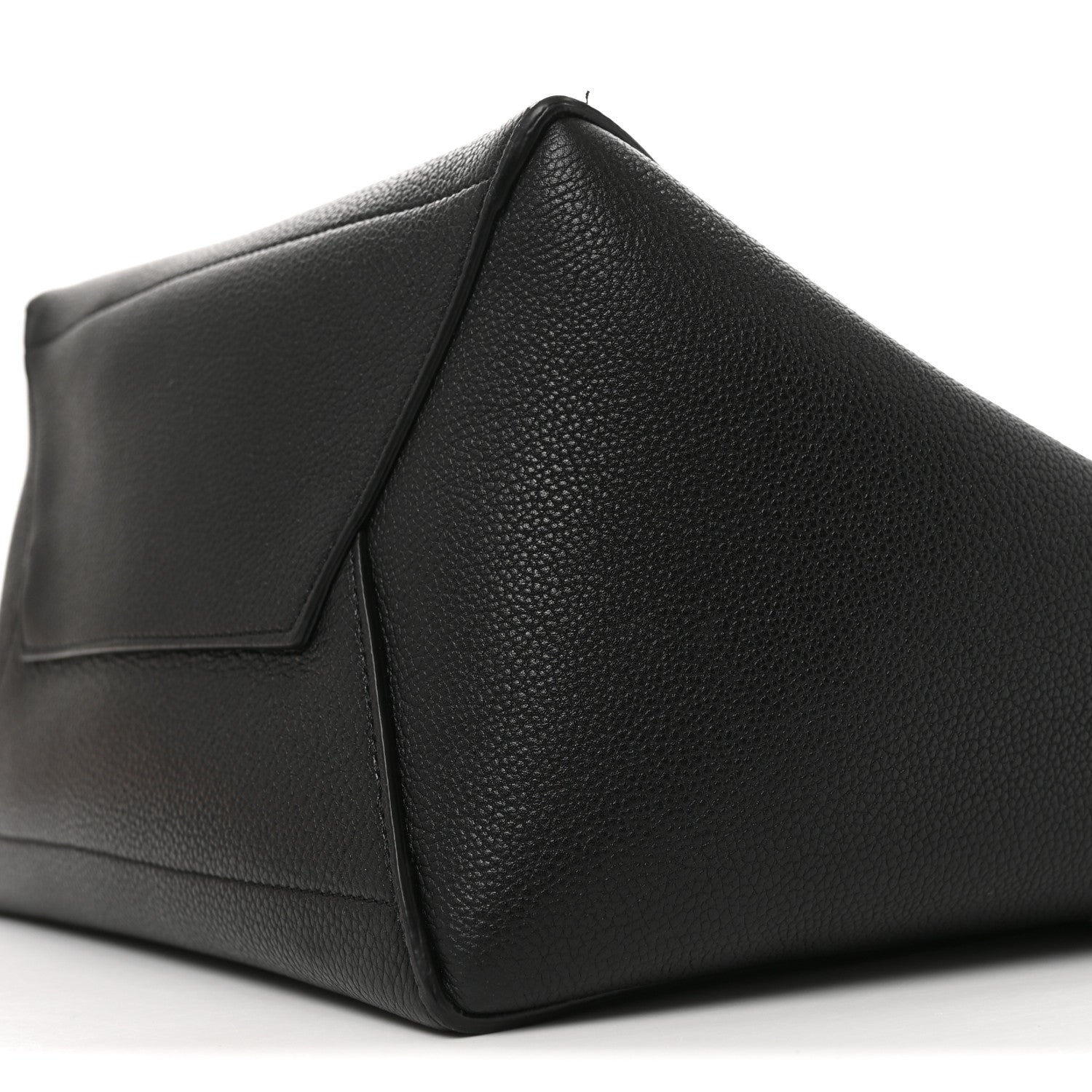 Celine Soft Grained Calfskin Sangle Bucket Bag Black 9 of 10